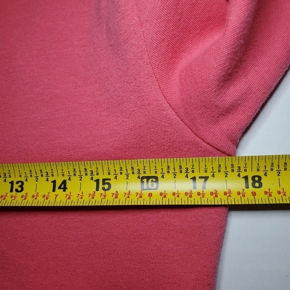ANTHROPOLOGIE label SATURDAY SUNDAY coral hoodie Sz M - Picture 12 of 16